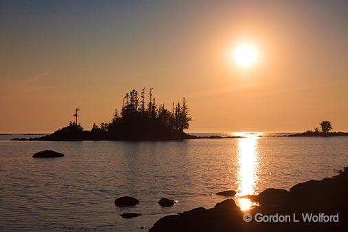 Lake Superior Near Sunset_01185.jpg - Photographed on the north shore of Lake Superior in Ontario, Canada.